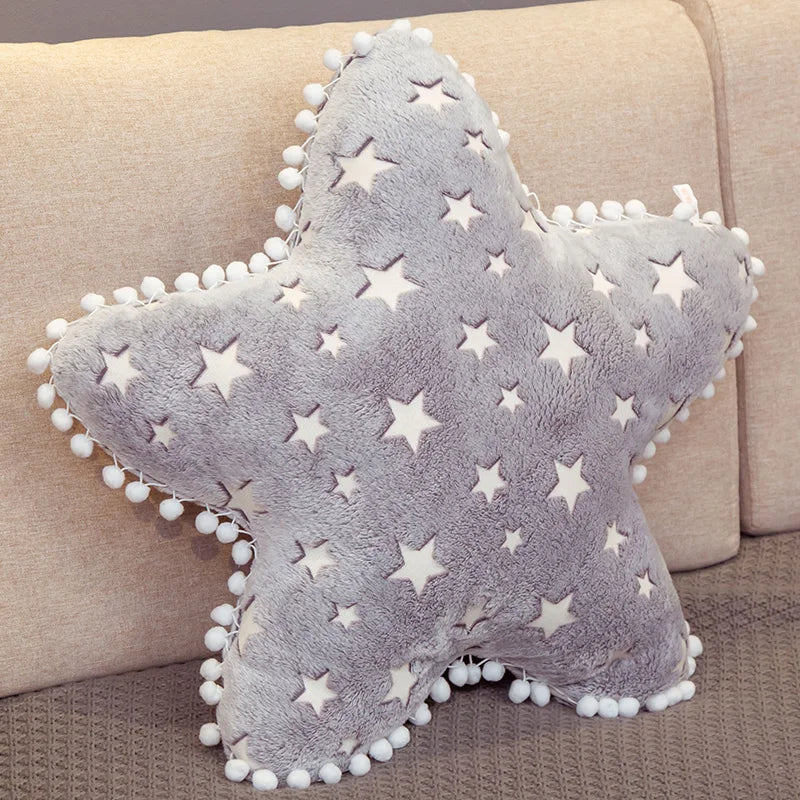 Plush Cloud, Moon &amp; Star Cushion