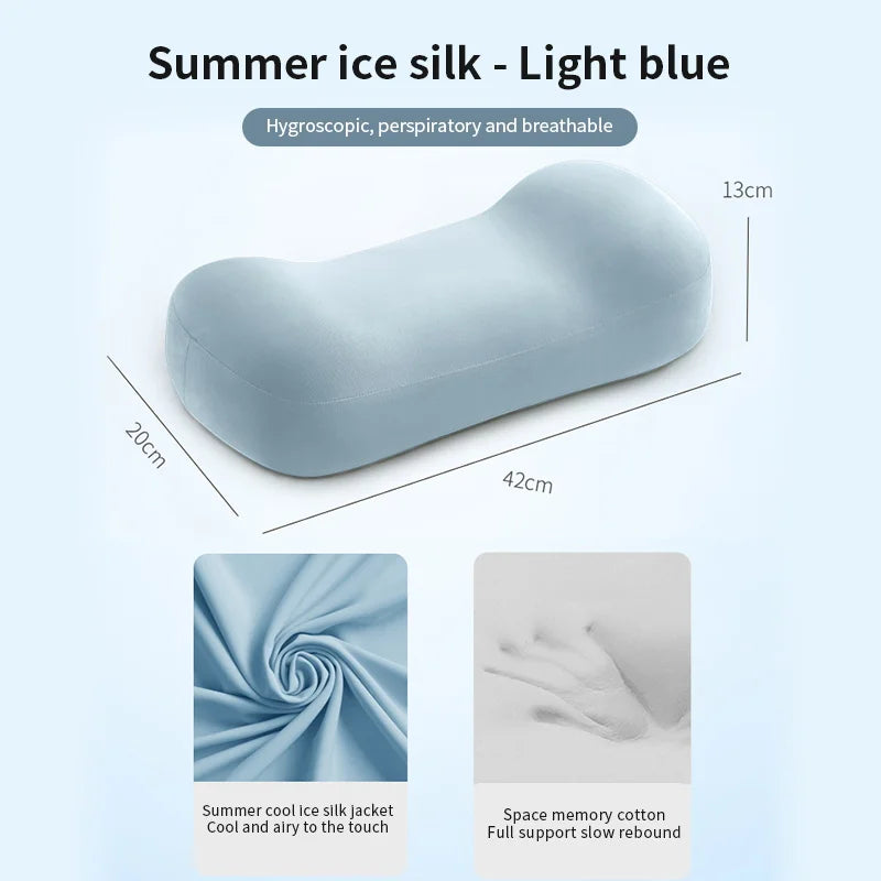 Ice Silk Memory Foam Neck Pillow