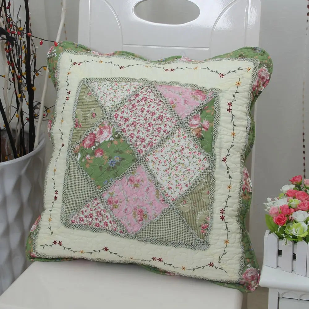 Flower-Shaped Throw Pillow