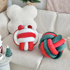 Hand-Knotted Ball Pillow