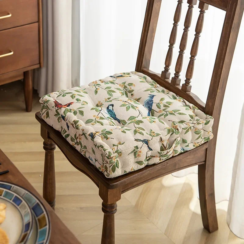 Vintage Pleated Seat Cushion Pouf