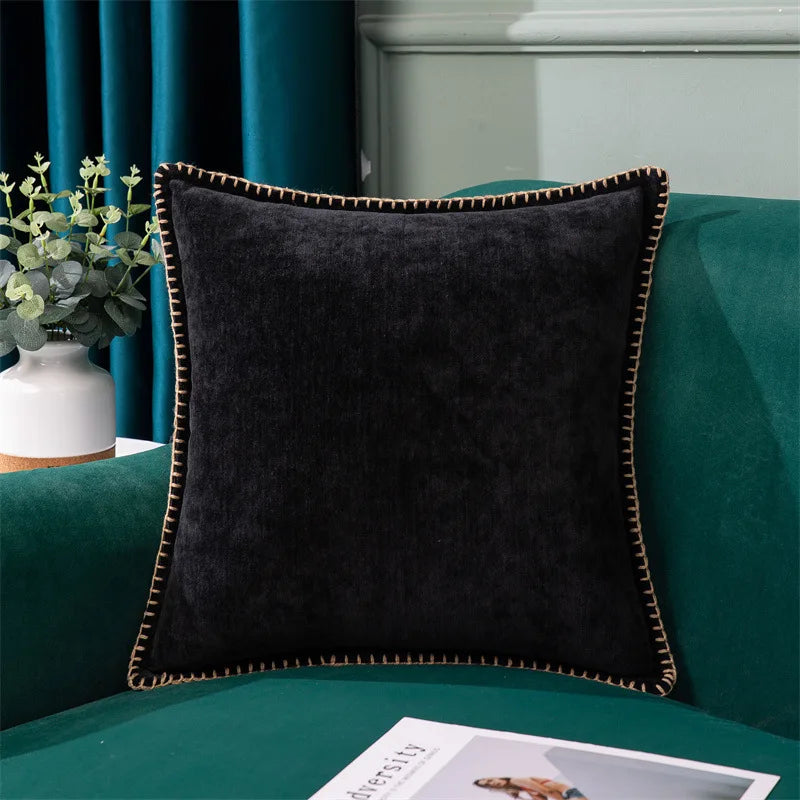 Chenille Solid Pillow Cover