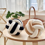 Hand-Knotted Ball Pillow