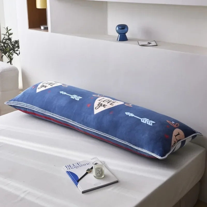 Milk Velvet Flannel Long Body Pillowcase