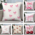 Cherry Blossom Bow Cushion Cover