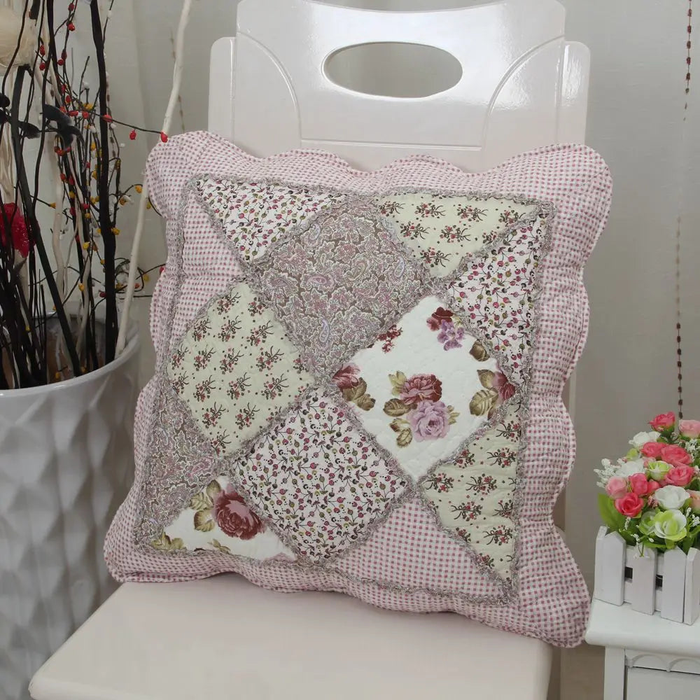 Flower-Shaped Throw Pillow