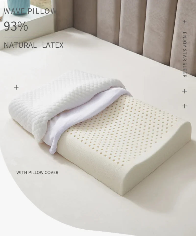 Natural Talalay Latex Pillow — High Loft