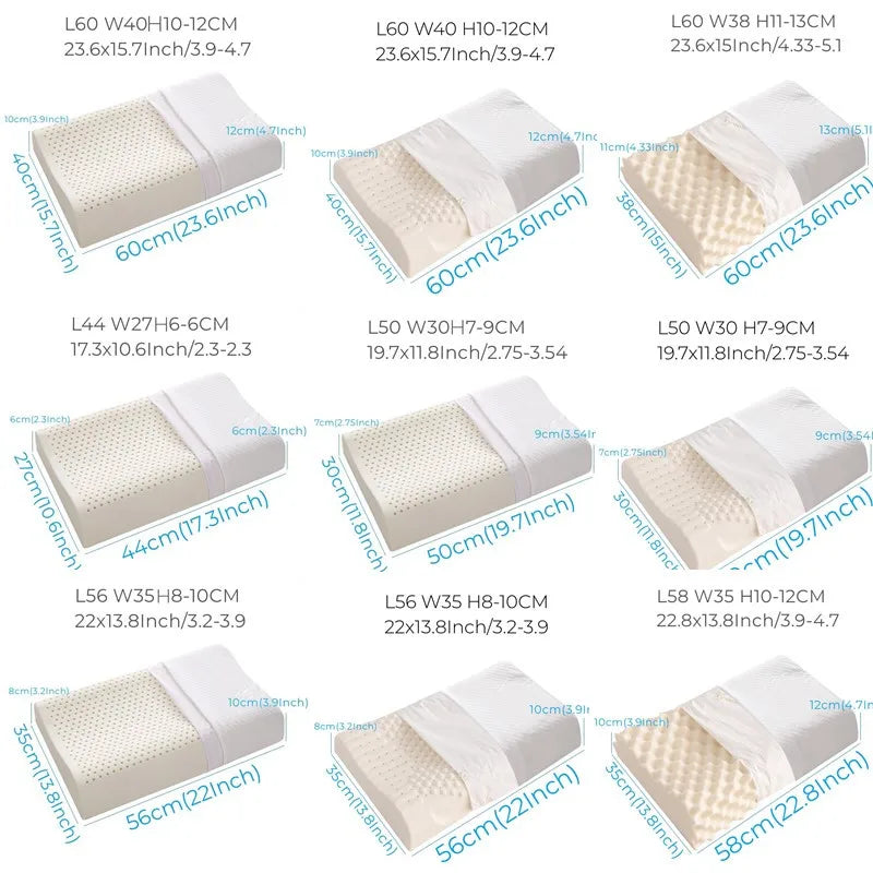 Natural Talalay Latex Pillow — High Loft