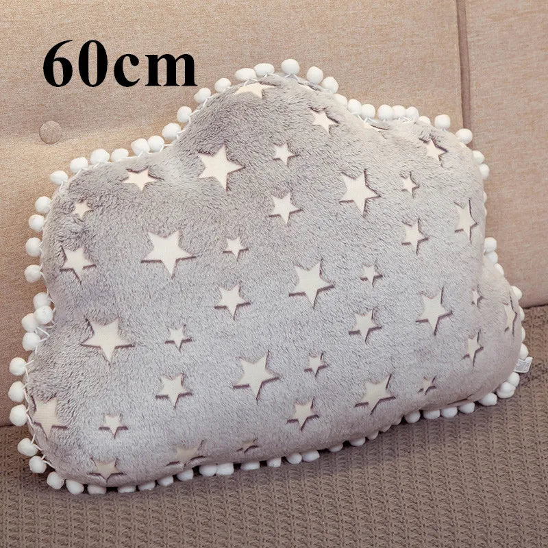 Plush Cloud, Moon &amp; Star Cushion