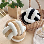Hand-Knotted Ball Pillow
