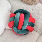Hand-Knotted Ball Pillow