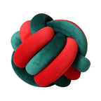 Hand-Knotted Ball Pillow