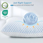 Cooling Gel Memory Foam Pillows — Set of 2