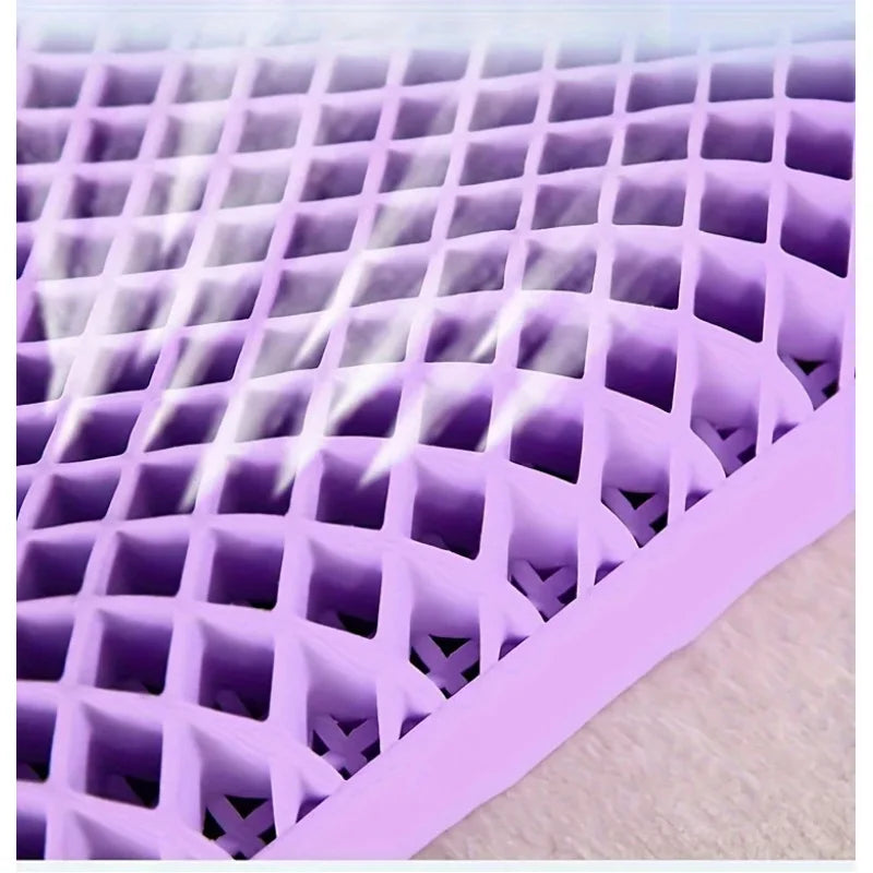 Zero-Pressure TPE Grid Pillow