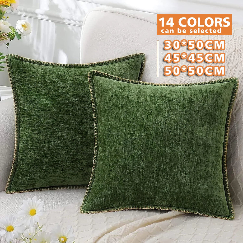 Chenille Solid Pillow Cover