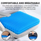 Breathable Gel Honeycomb Seat Cushion