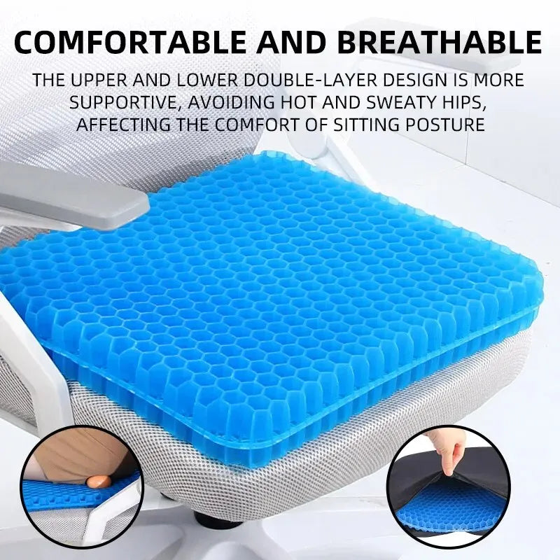 Breathable Gel Honeycomb Seat Cushion