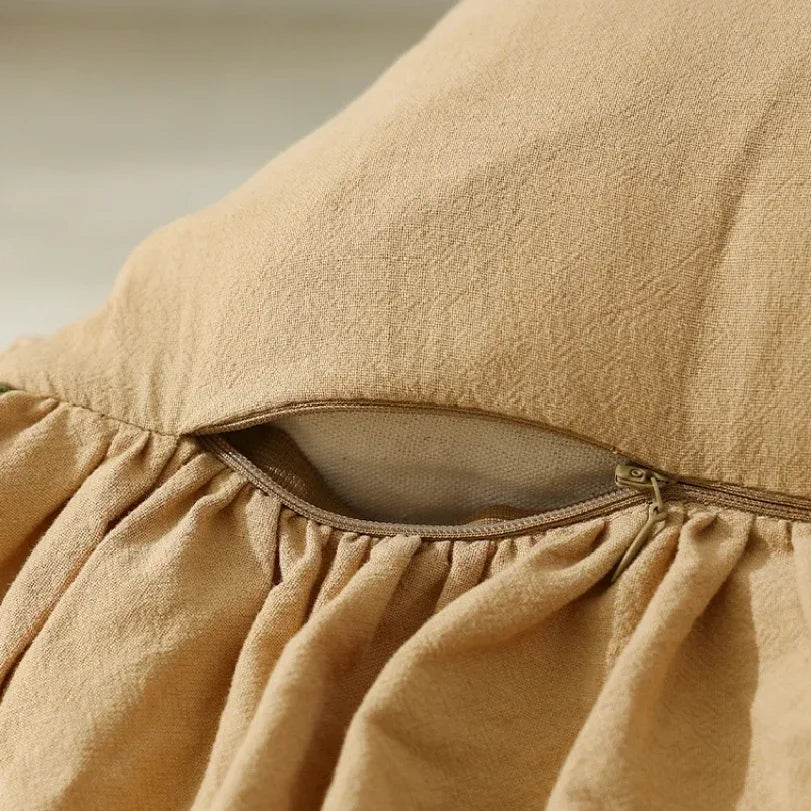 Ruffle Edge Cushion Cover