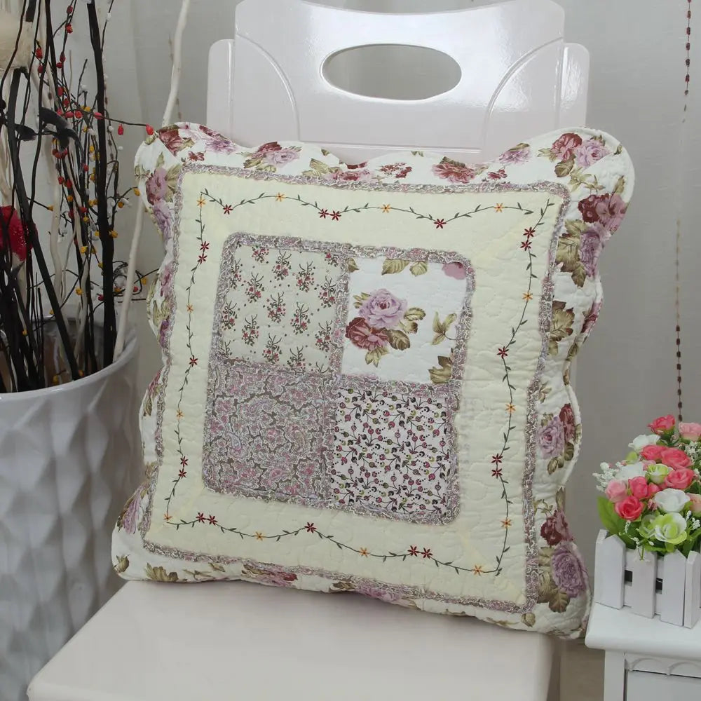 Flower-Shaped Throw Pillow
