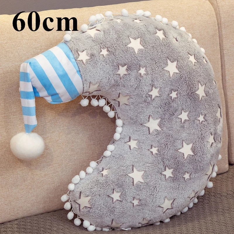 Plush Cloud, Moon &amp; Star Cushion