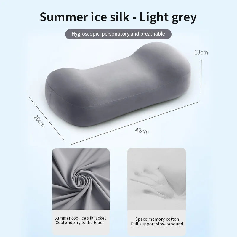 Ice Silk Memory Foam Neck Pillow