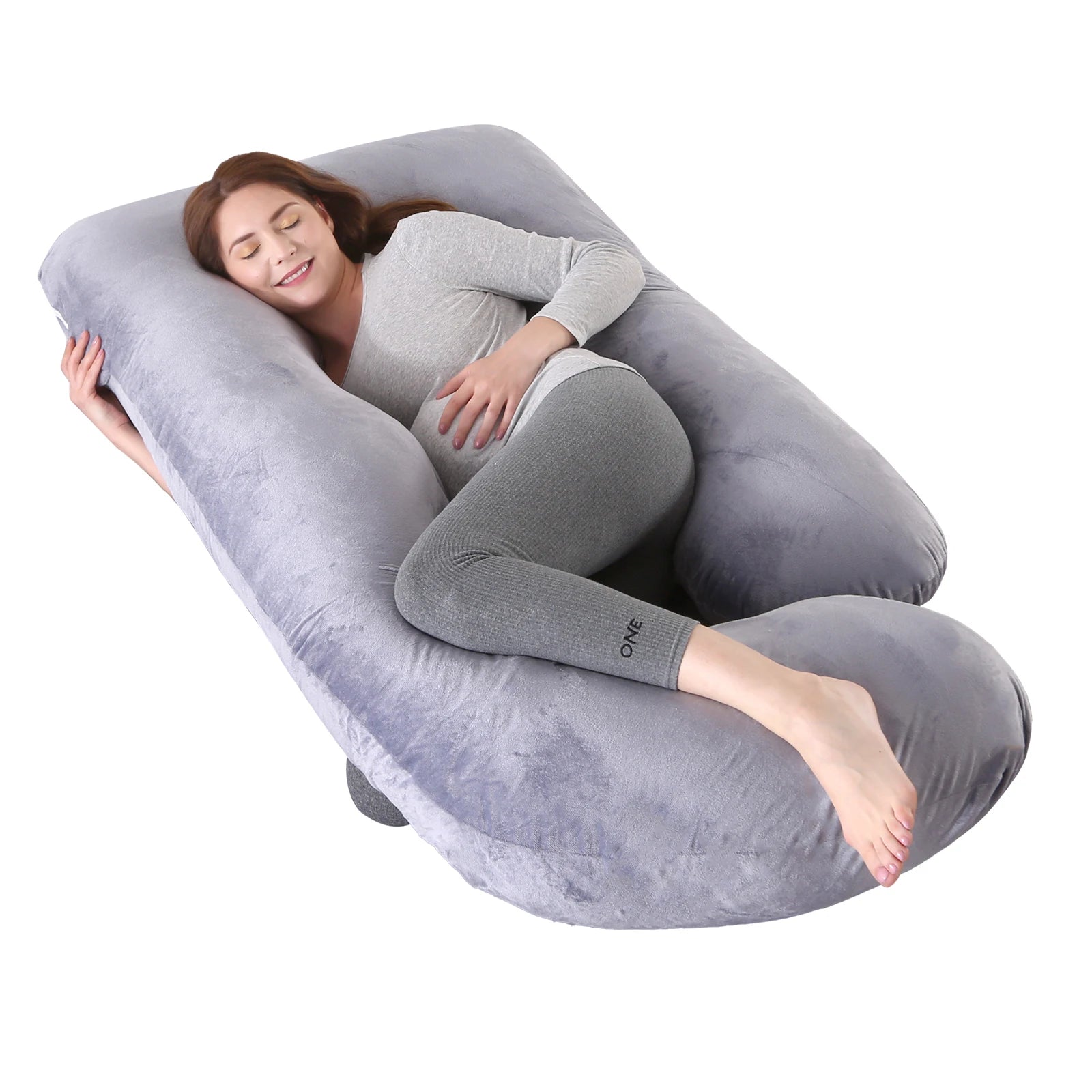 G-Shaped Full-Body Pregnancy Pillow