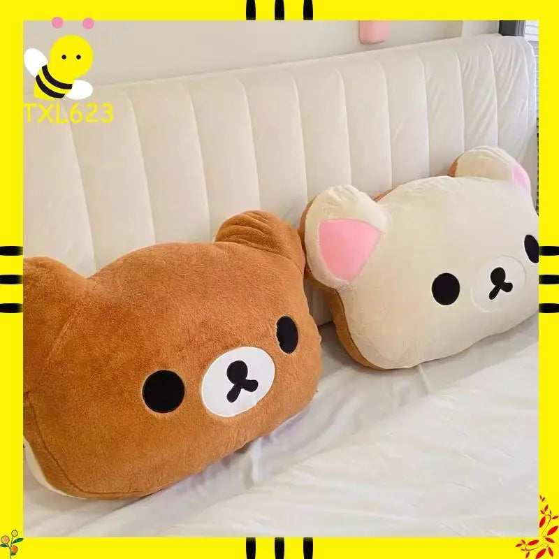 Rilakkuma Bear Plush Hand Warmer Pillow