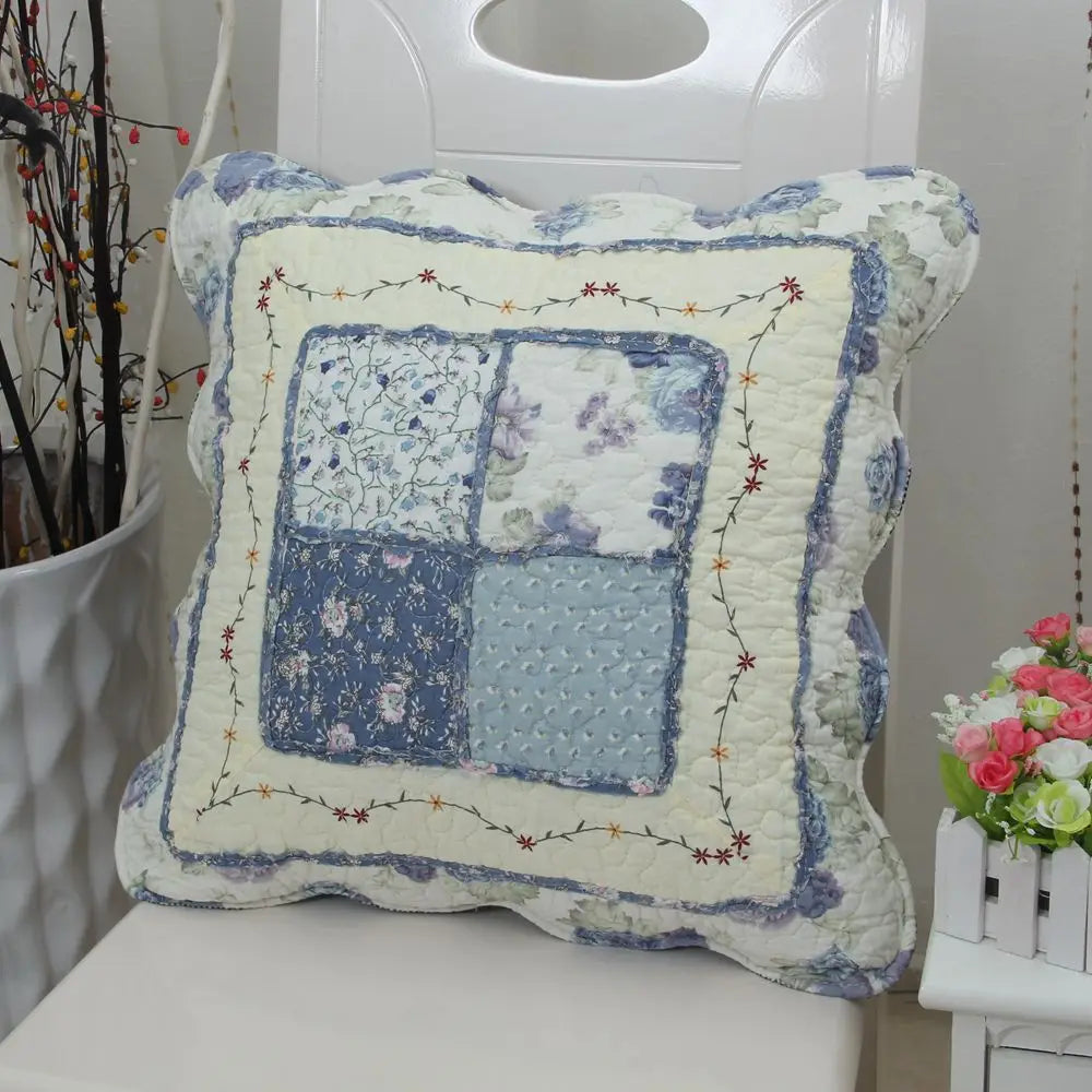 Flower-Shaped Throw Pillow
