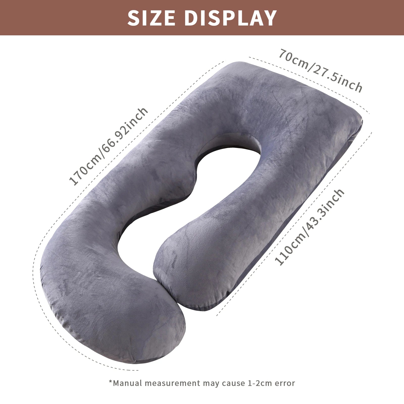 G-Shaped Full-Body Pregnancy Pillow