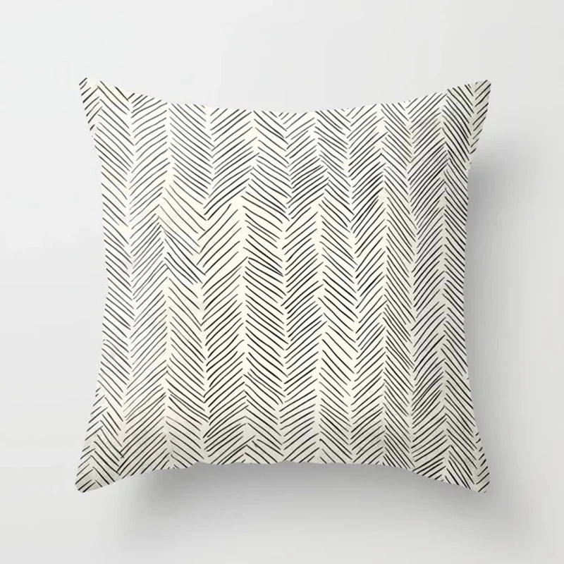 Geometric Abstract Throw Pillow Cover