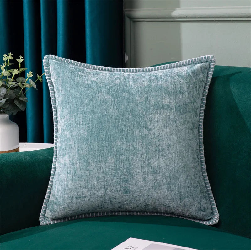 Chenille Solid Pillow Cover