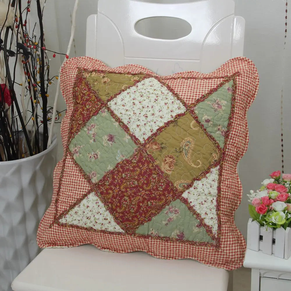 Flower-Shaped Throw Pillow