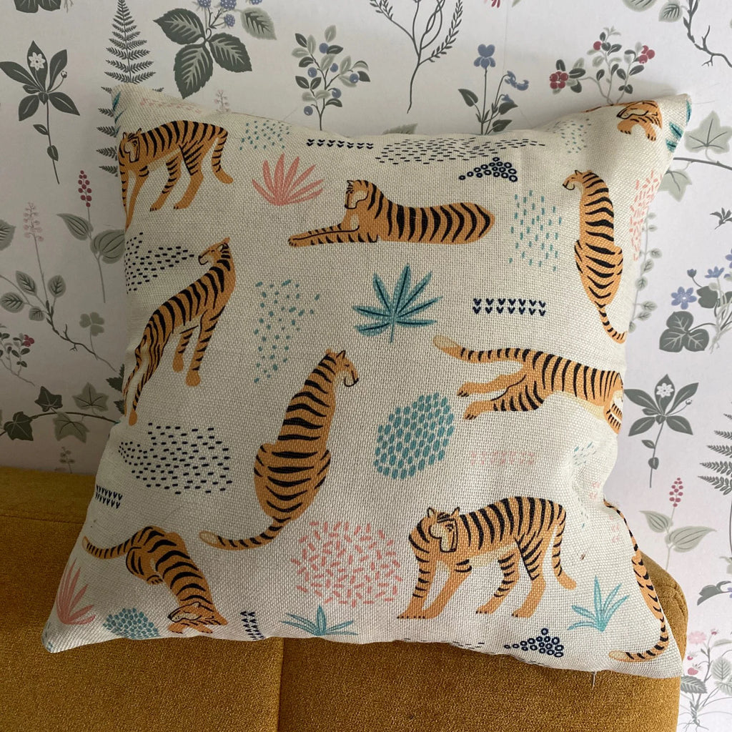 Scandinavian Animal Throw Pillow Cover