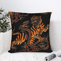 Tiger &amp; Snake Tattoo Art Pillow Cover