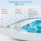 Cooling Gel Memory Foam Pillows — Set of 2