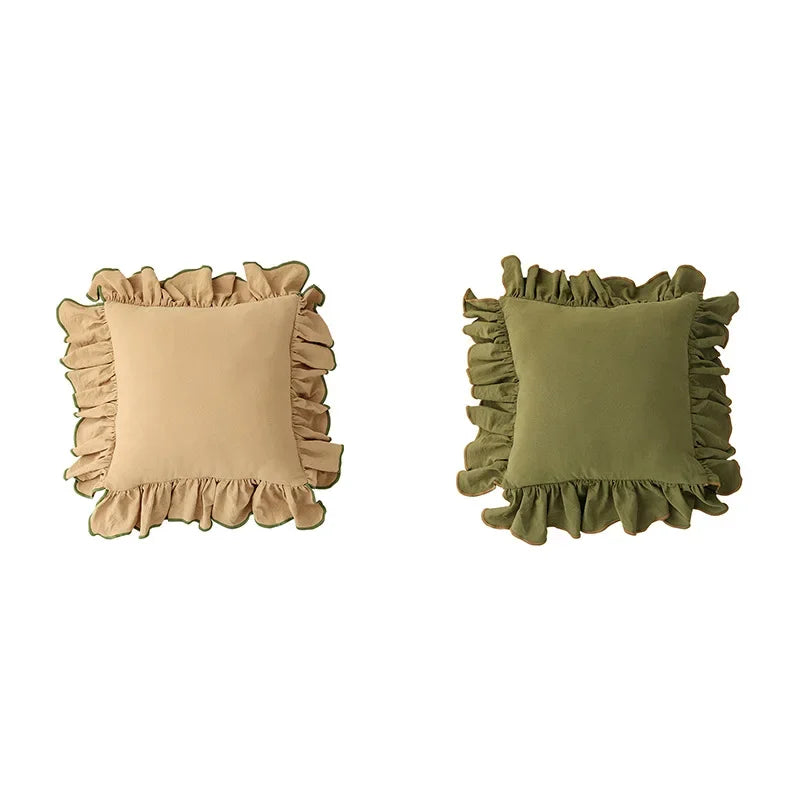 Ruffle Edge Cushion Cover