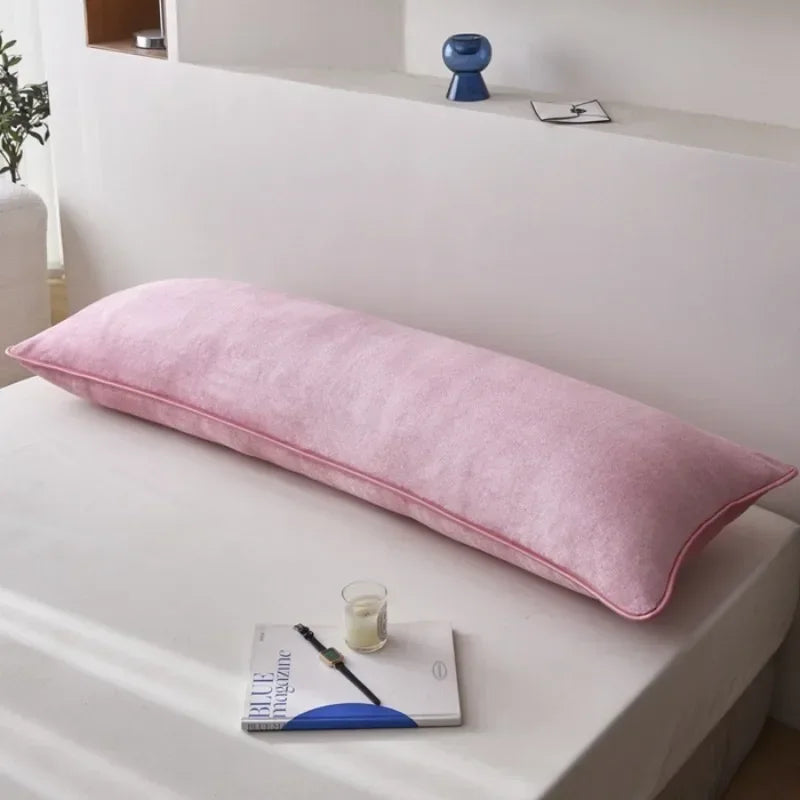 Milk Velvet Flannel Long Body Pillowcase