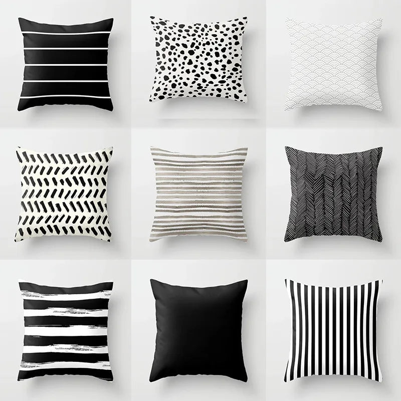 Geometric Abstract Throw Pillow Cover