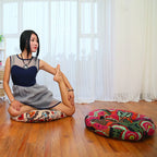 Round Cotton Linen Tatami Floor Cushion
