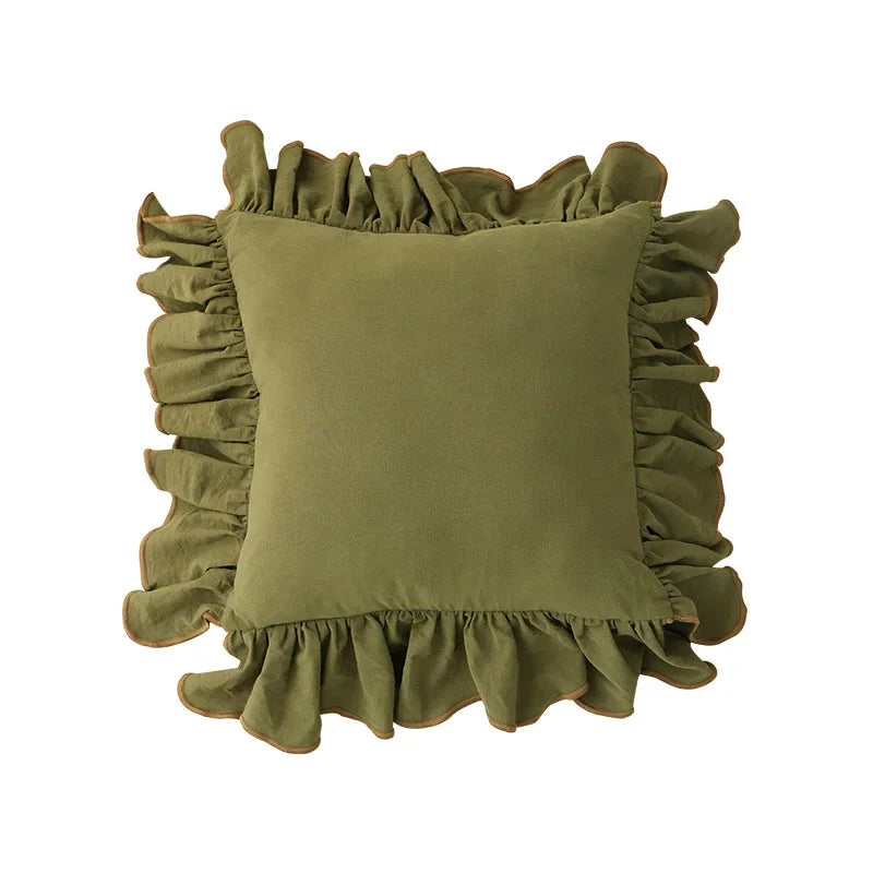 Ruffle Edge Cushion Cover
