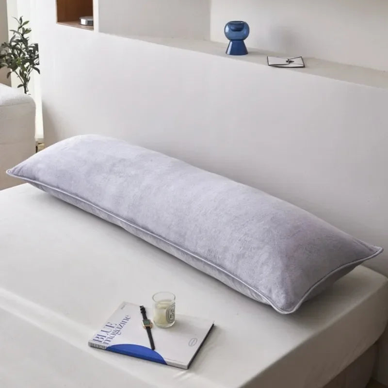 Milk Velvet Flannel Long Body Pillowcase