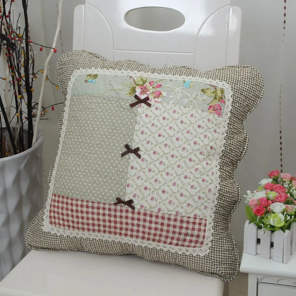 Flower-Shaped Throw Pillow