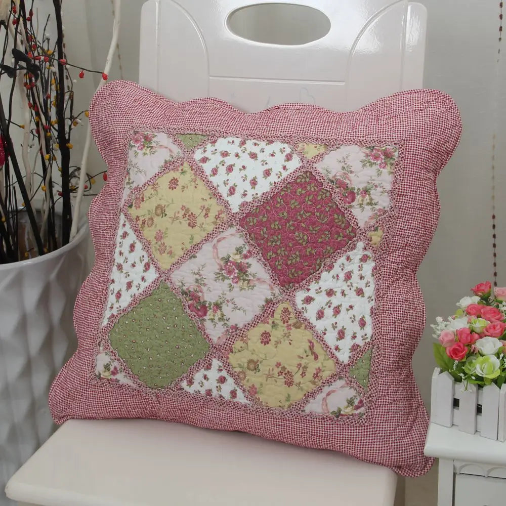Flower-Shaped Throw Pillow