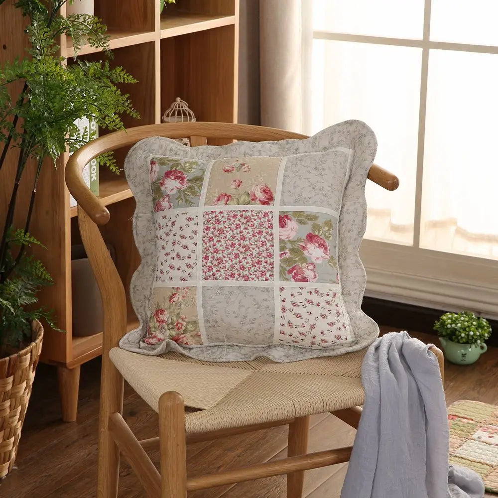 Flower-Shaped Throw Pillow
