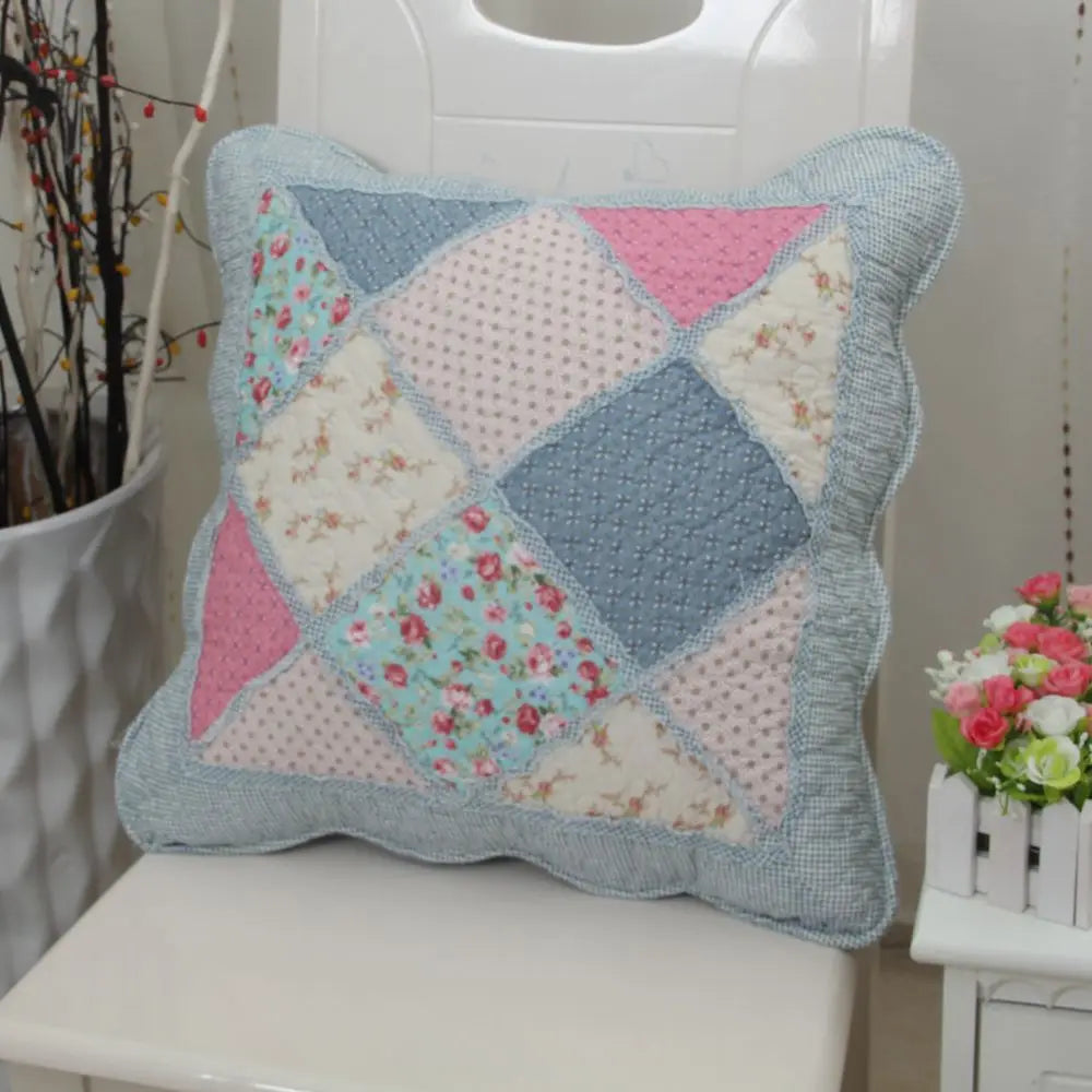 Flower-Shaped Throw Pillow