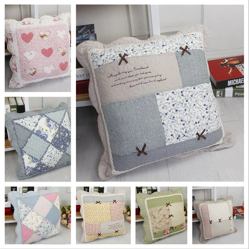 Flower-Shaped Throw Pillow