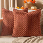 Boho Textured Throw Pillow Cover