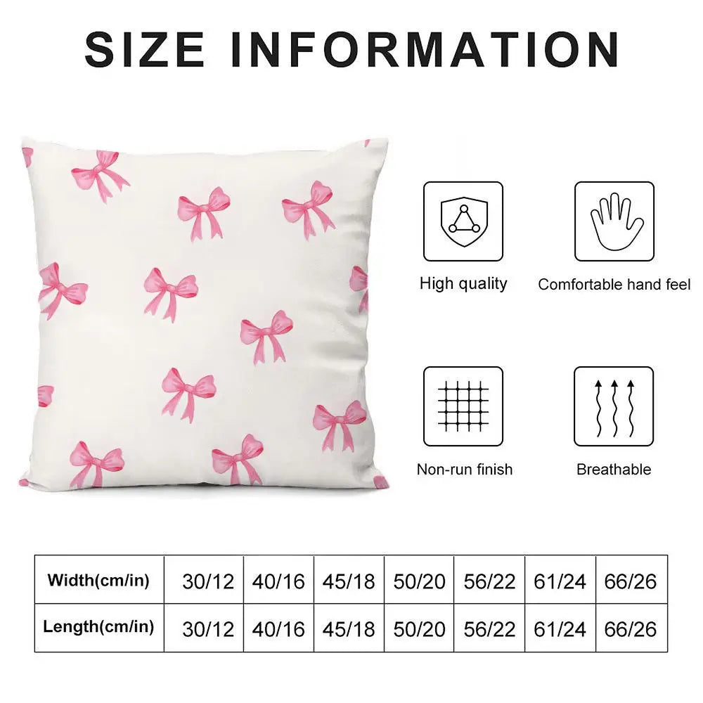 Cherry Blossom Bow Cushion Cover