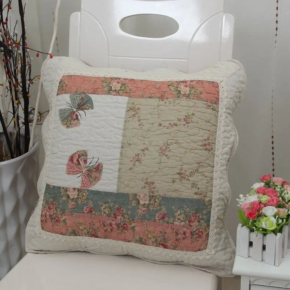 Flower-Shaped Throw Pillow