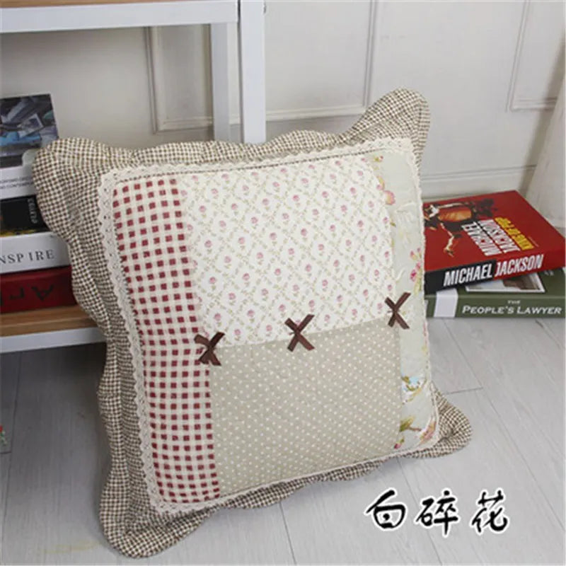 Flower-Shaped Throw Pillow